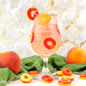 Peach flavor popular candies and beverage